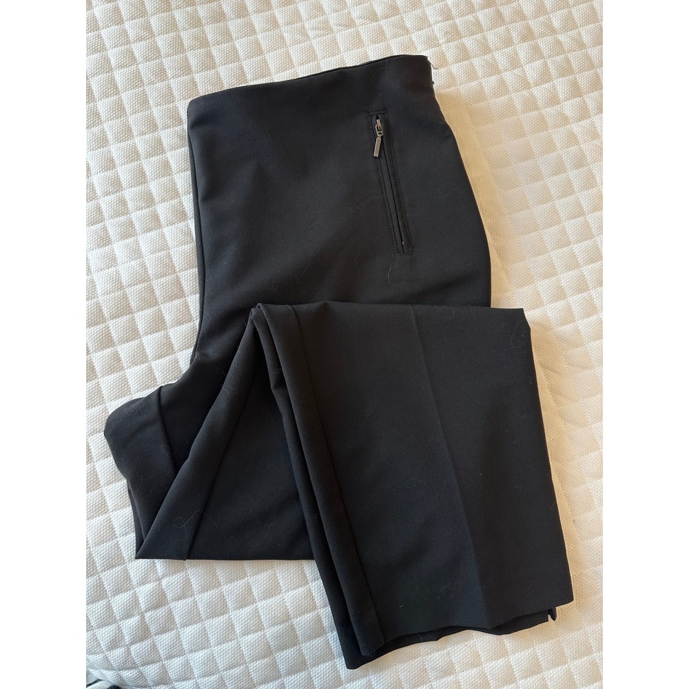 S.C. & Co. Sportswear Black Dress Pants Womens 14 Stretch Straight Leg Trousers